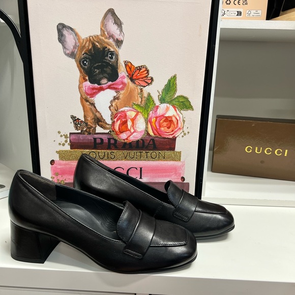 Paul Green Shoes - 🔥🔥 Brand New Paul Green Winona Loafer Pump In Black Leather US size 7 MSRP $206